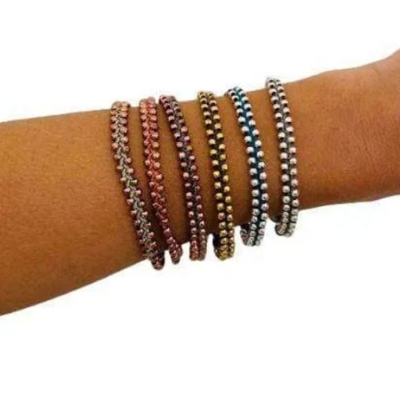 WAKAMI Copper and Blue Beaded Bracelet - Picture 5 of 9